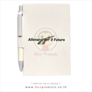 Post It + ปากกา Allenarsi per สีขาว ขนาด 8.4 x 10.5 cm รหัส MAX1701-04-PI-043036