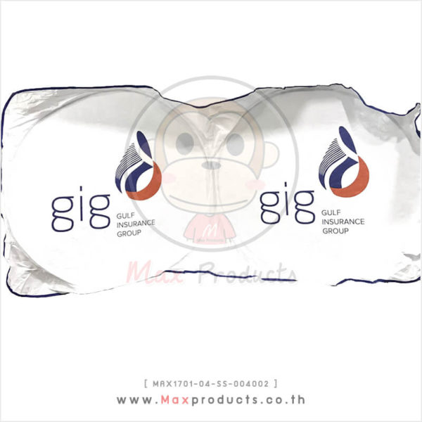 ม่านบังแดดผ้าดูปองค์ Gig Gulf สีขาว ขนาด 40 x 30 cm รหัส MAX1701-04-SS-004002