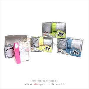 Post It ม้วน (แท่นวาง) สีชมพู , ฟ้า , เหลือง , เขียว MAX1705-04-PI-022010
