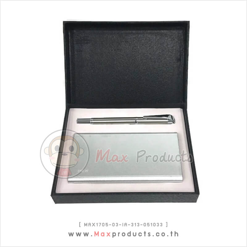 Set ปากกา + PowerBank สีงิน MAX1705-03-IA-313-051033