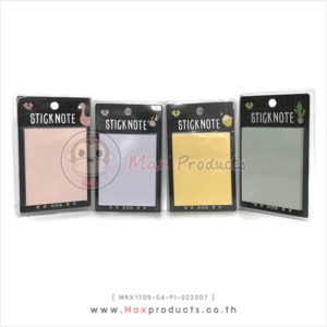 กระดาษ Post IT สีส้ม , เขียว , ชมพู , ม่วง MAX1705-04-PI-022007