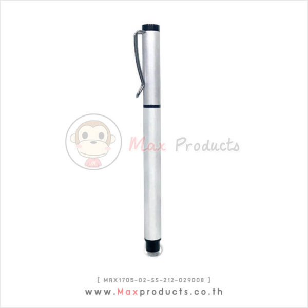 ปากกาเหล็ก (คลิปลวด) สีขาว รหัส MAX1705-02-SS-212-029008