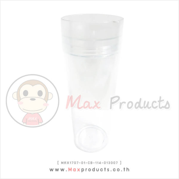 กระบอกน้ำพลาสติกใส พรีเมี่ยม MAX1707-01-CB-114-013007