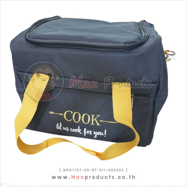 กระเป๋าเก็บอุณหภูมิ cook พรีเมี่ยม สีเทา MAX1707-05-BT-511-002002