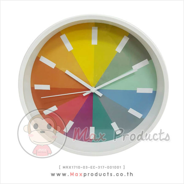 นาฬิกาพรีเมี่ยมทรงกลม สีรุ้ง MAX1710-03-EC-317-001001