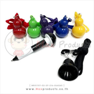 ปากกา พรีเมี่ยม ทรงน้ำเต้า มีสายคล้องคอ MAX1707-02-SF-216-064040