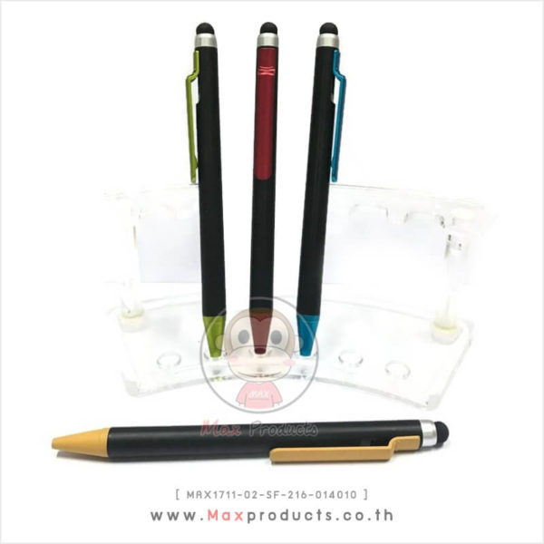 ปากกาพรีเมี่ยม 2 in 1 หัวทัชสกรีน MAX1711-02-SF-216-014010