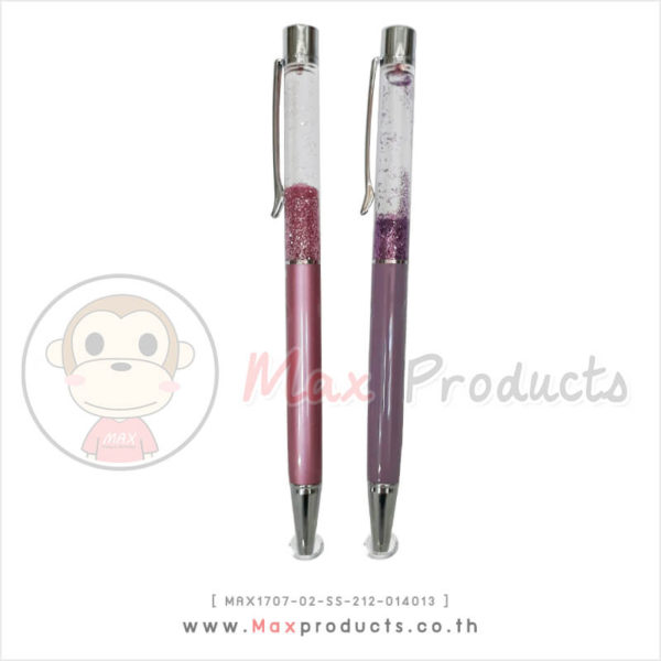 ปากกาเหล็กพรีเมี่ยม Cristal Pen สีพาสเทล MAX1707-02-SS-212-014013