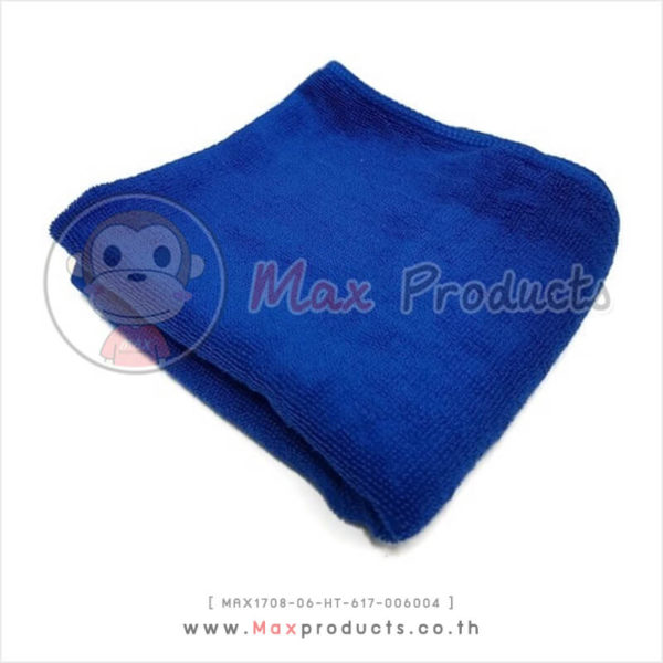 ผ้าขนหนูขนคู่ พรีเมี่ยม สีน้ำเงิน ขนาด 15 x 30 cm MAX1708-06-HT-617-006004