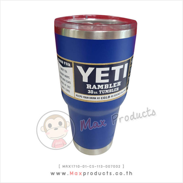 แก้วเยติ (Yeti Rambler) Size ใหญ่ สีน้ำเงิน MAX1710-01-CS-113-007002