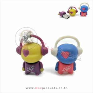 USB flash drive พรีเมี่ยม โรบอต โมยาง