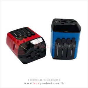 Universal Plug พรีเมี่ยม 2 in 1 ปลั๊กเดินทางหลายหัว มีเข็มทิศ