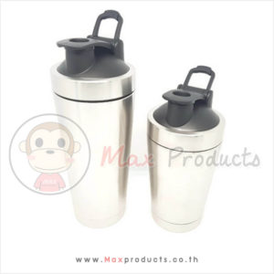 กระบอกน้ำสแตนเลส พรีเมี่ยม Shake Shake หรับเชคกระบอกน้ำ