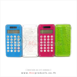 เครื่องคิดเลข พรีเมี่ยม 2 in 1 มีของเล่นเจ้าลูกกลมข้างหลัง