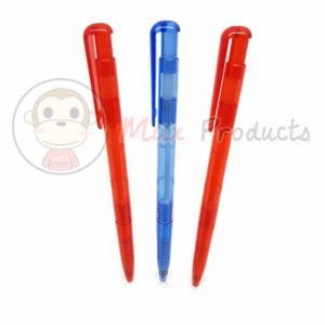 ปากกาลูกลื่น พรีเมี่ยม แท่งสีใส