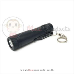 ไฟฉาย พรีเมี่ยม M502 เป็นพวงกุญแจ + คลิปหนีบ