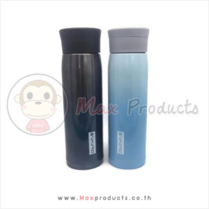 กระบอกน้ำสแตนเลส พรีเมี่ยม มีตัวกรองด้านใน ฝาเปิดได้ 2 ชั้น