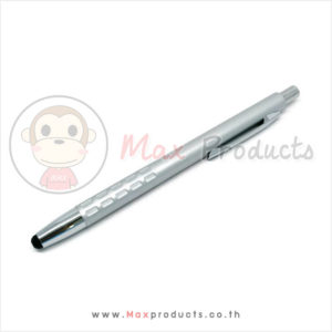 ปากกาเหล็ก พรีเมี่ยม 03 คลิปสีเงิน ปลายลายบุบ