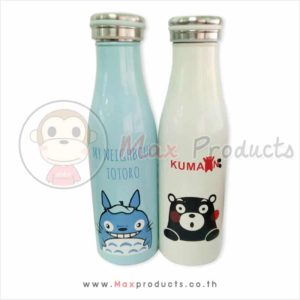 กระบอกน้ำสแตนเลส พรีเมี่ยม Totoro & Kumamon