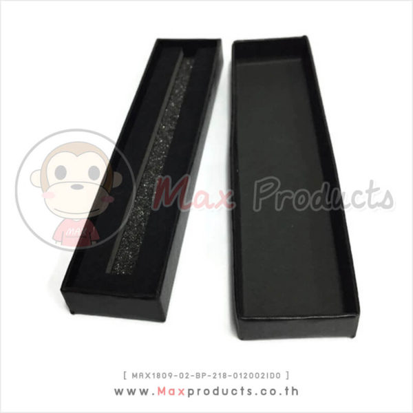 กล่องปากกา ทรงเหลี่ยมดำ (012002IDO)