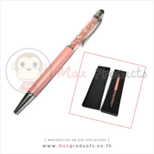 ปากกาลูกลื่น คริสตัล 2 in 1 + กล่อง