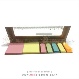 POST IT หลายรูปแบบ หลากสี + ไม้บรรทัด 001001