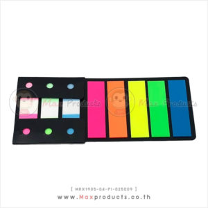 Post it แบคกราวดำ มีให้เลือกใช้หลายสี 025009